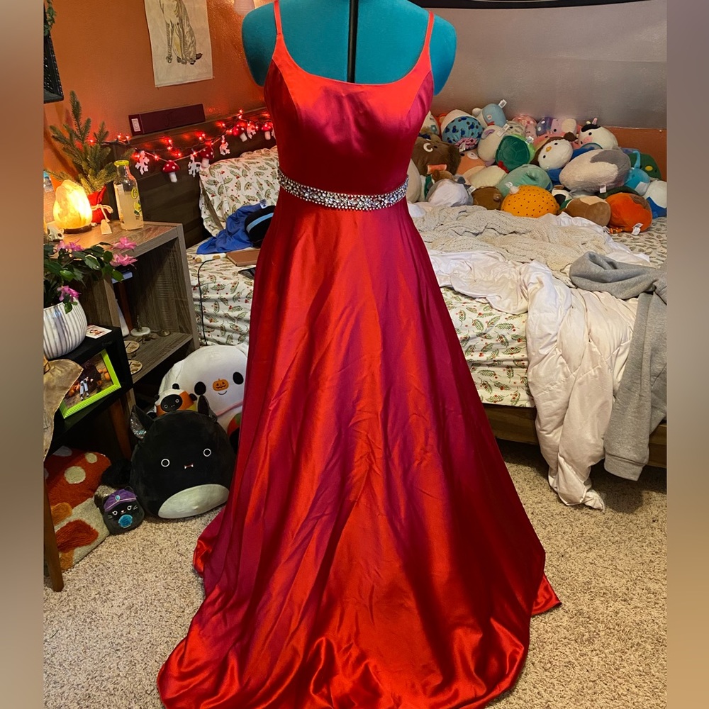 Red Ballgown Prom Dress